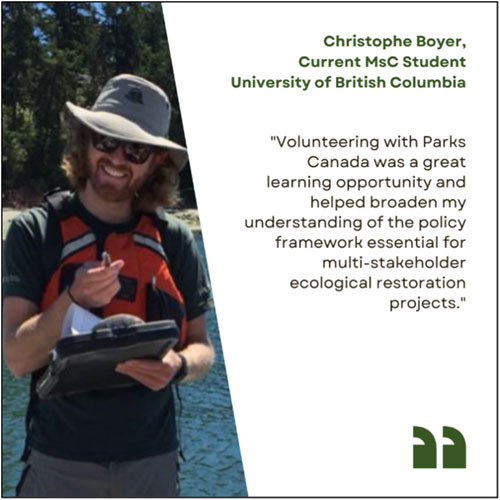 Christophe Boyer, MsC Student, University of British Columbia 