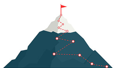 Illustration of a mountain.