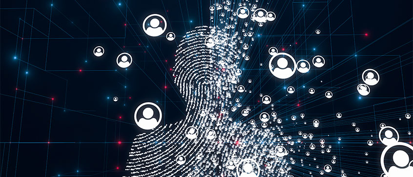 Illustration of Digital Fingerprint