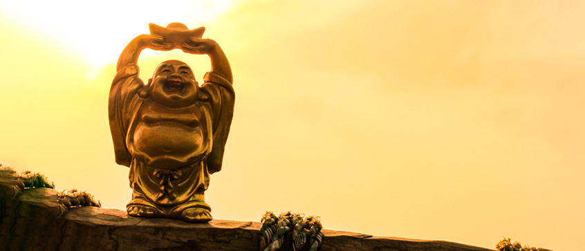 Happy Buddha statue