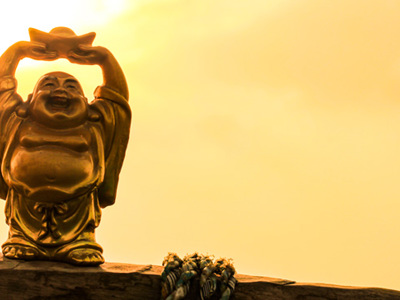 Happy Buddha statue
