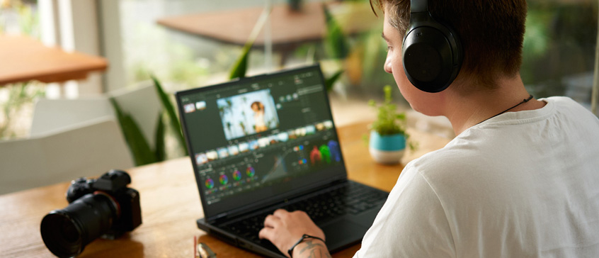 Computer software, headphones