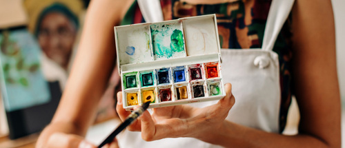 Watercolour pallet