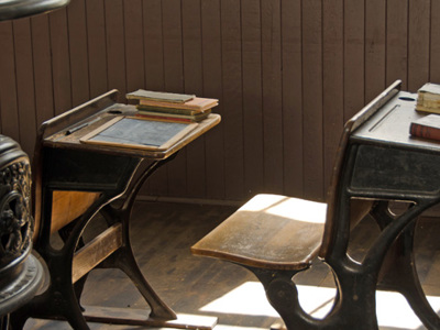 Old school desks