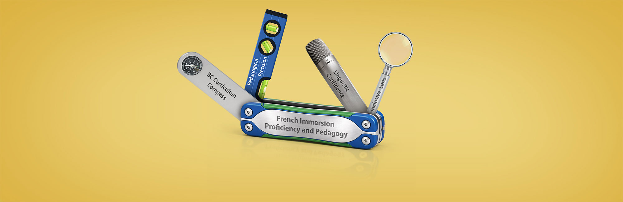 Multitool with everything you need for teaching French Immersion