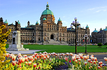 Parliament Building in Victoria, British Columbia