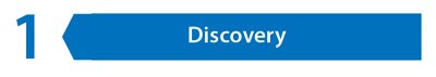 Blue bar with the word Discovery.