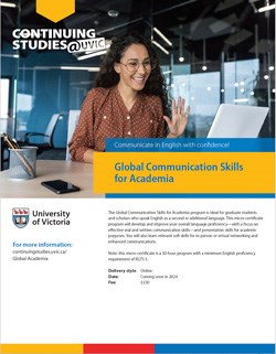 Thumbnail of PDF: Global Communication Skills for Academia.