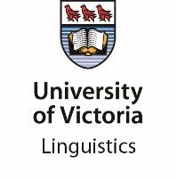 University of Victoria Department of Linguistics logo. 