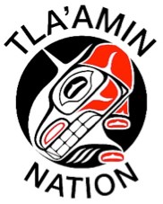 Logo of the Tla'amin Nation