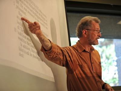 A photograph of a Continuing Studies instructor