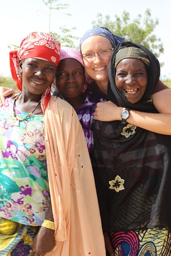 Michelle Pieke in West Africa